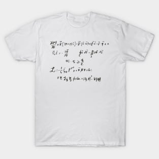 Lagrangian main equation T-Shirt